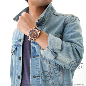 ガガミラノ マヌアーレ48MM ミラー 世界限定500本 腕時計 メンズ GaGa MILANO 5211.MIR.02S