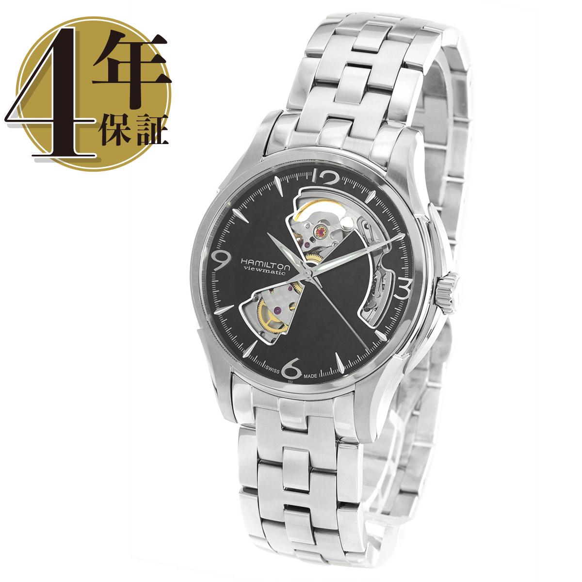 ビューマチック 腕時計（メンズ） 【新品】ハミルトン ジャズマスター ビューマチック オープンハート メンズ H32565135_4