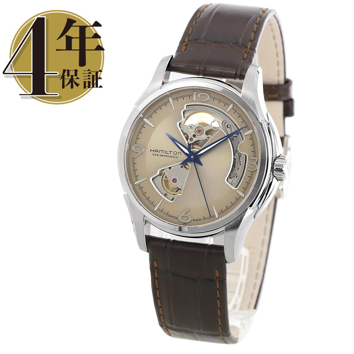 ビューマチック 腕時計（メンズ） 【新品】ハミルトン ジャズマスター ビューマチック オープンハート メンズ H32565521_4