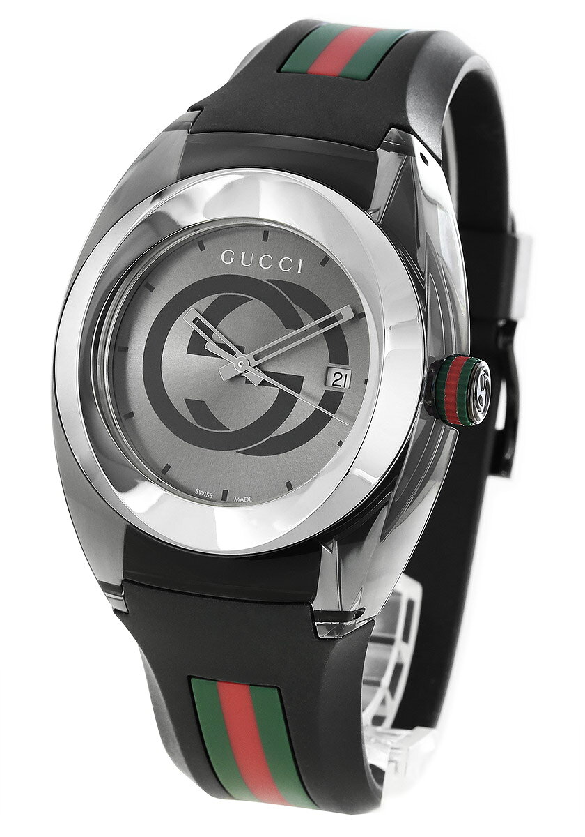 グッチ GUCCI シンク YA137116 ユニセックス 腕時計クオーツ グレー 【新品】