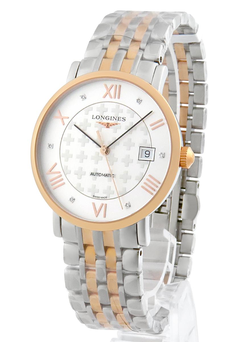 ロンジン LONGINES エレガント L4.810.5.97.7 メンズ 腕時計自動巻き シルバー 【新品】