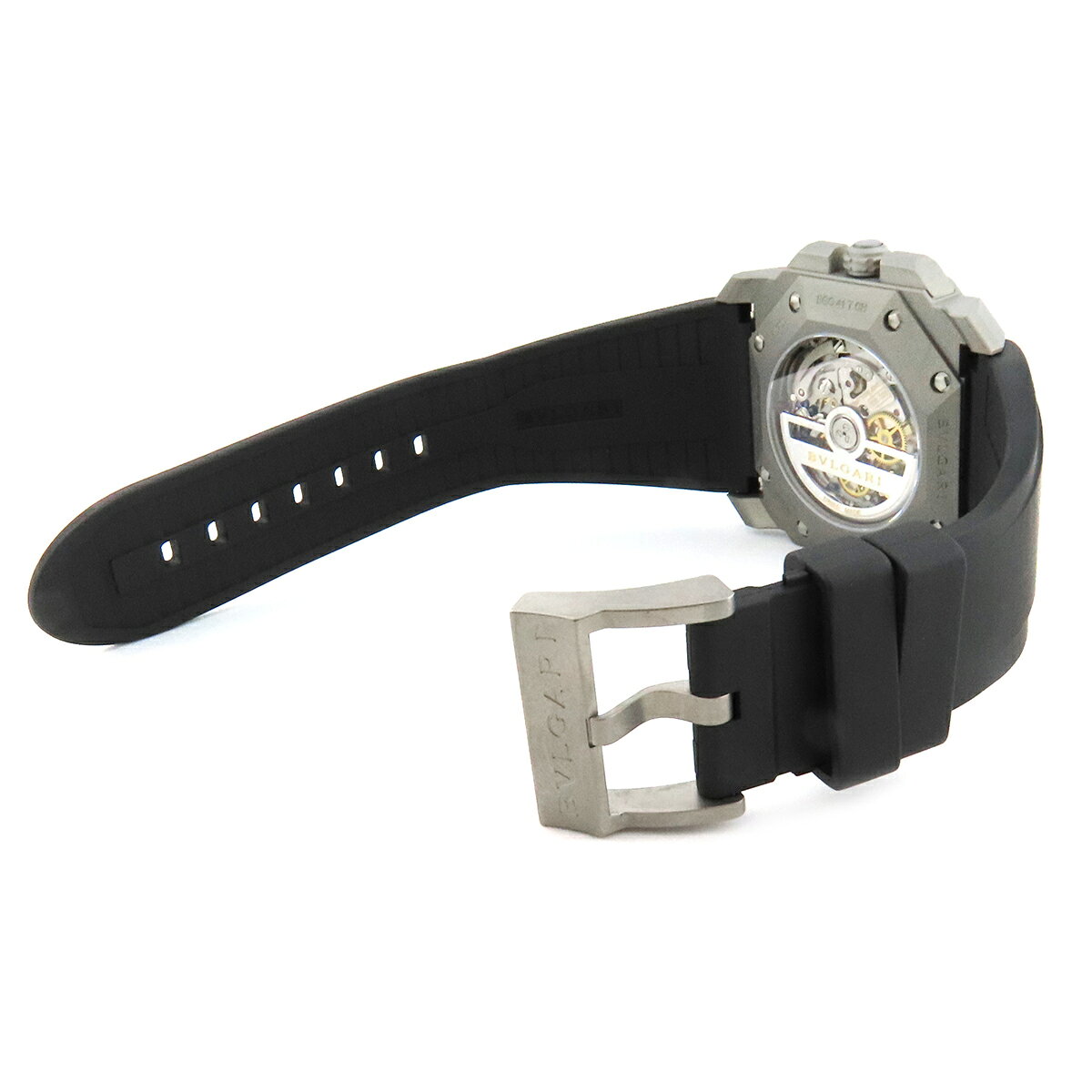 ブルガリ BVLGARI オクト ヴェロチッシモ クロノグラフ BGO41C14TVDCH メンズ 腕時計自動巻き グレー 【新品】
