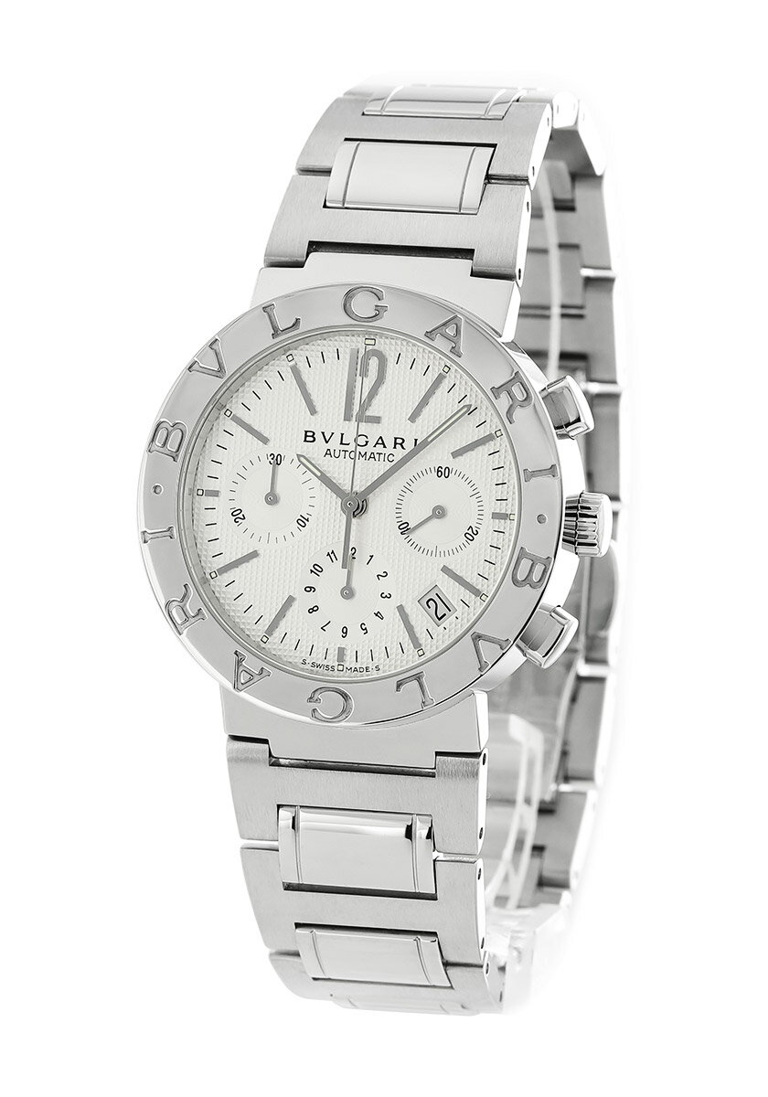 ブルガリ BVLGARI ブルガリ・ブルガリ BB38WSSDCH メンズ 腕時計自動巻き ホワイト ...