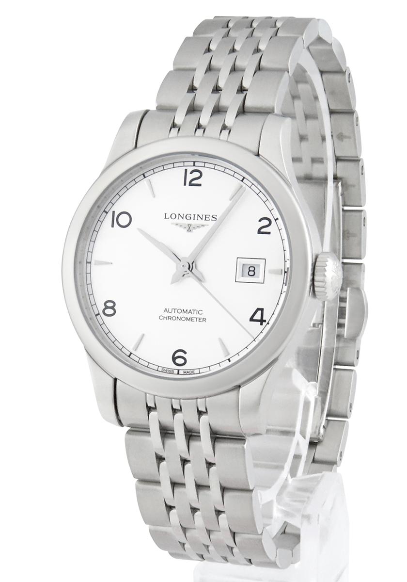 ロンジン LONGINES レコード L2.321.4.76.6 メンズ レディース 腕時計自動巻き シルバー 【新品】