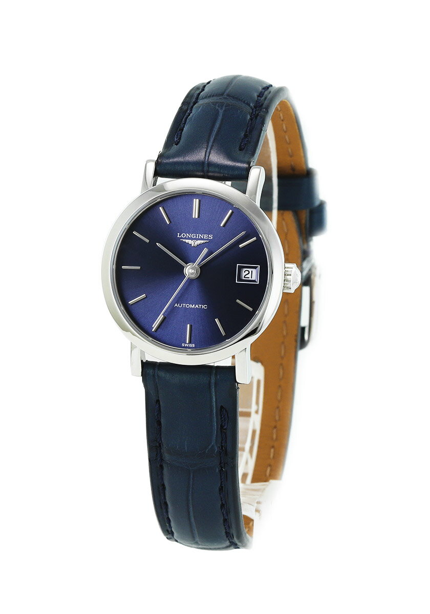 ロンジン LONGINES エレガント L4.309.4.92.2 レディース 腕時計自動巻き ブルー 【新品】