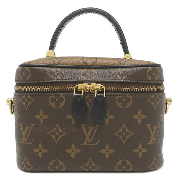 樂天商城 - ルイヴィトン LOUIS VUITTON 2WAYバッグ ヴァニティ NV PM モノグラムキャンバス モノグラムリバースキャンバス モノグラム×モノグラムリバース ゴールド金具 茶 バニティ ハンドバッグ 旧型 M45165 PL4260 【中古】