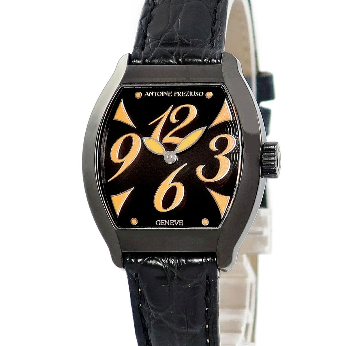 アントワーヌ プレジウソ ANTOINE PREZIUSO ファイヤーフライ Sサイズ FFS-BBO ブラック PVD オレンジ トノウ レディース 腕時計自動巻き ブラック 【中古】