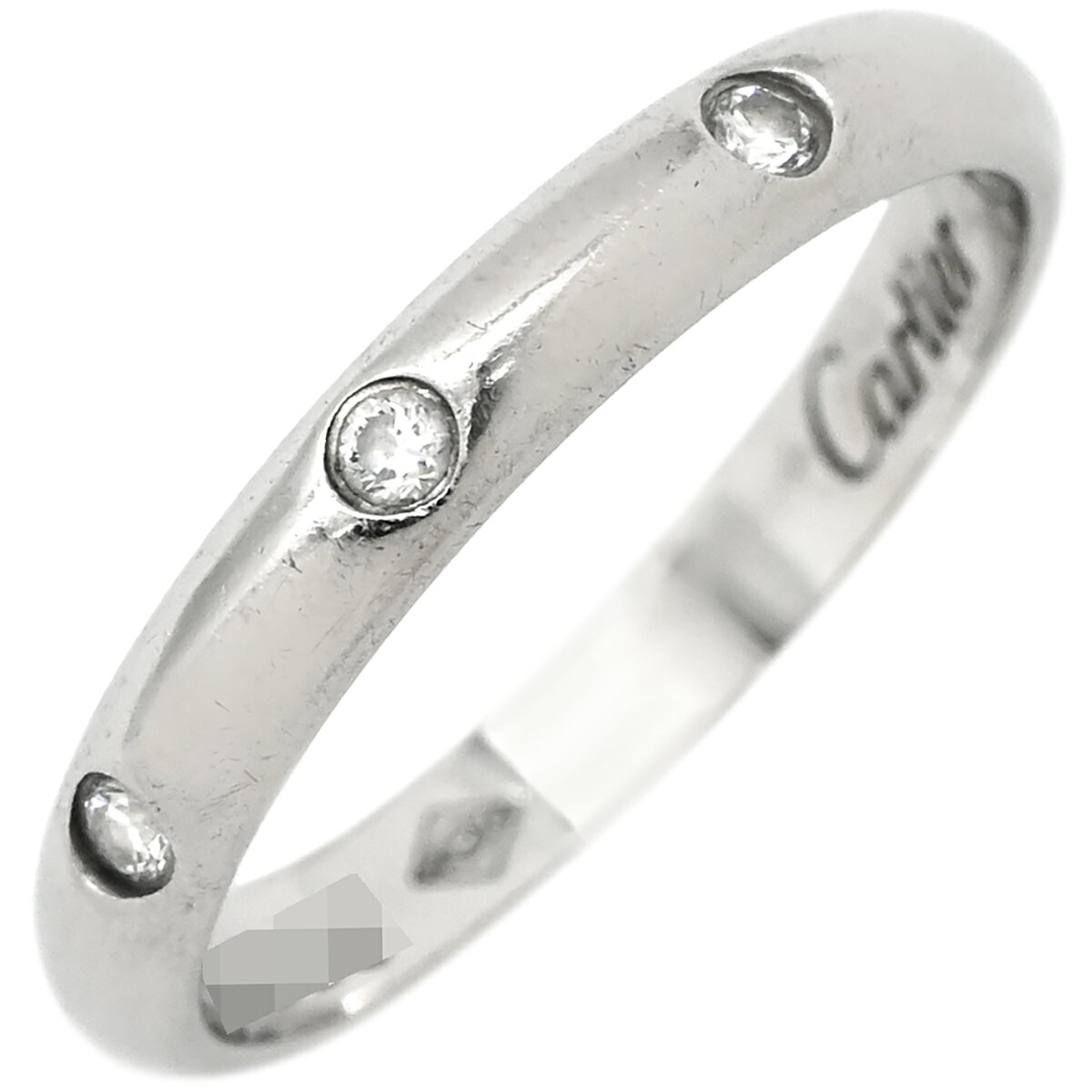 樂天商城 - カルティエ Cartier リング 指輪 1895 クラシック ウエディング プラチナシルバー #44(JP4) 3Pダイヤ プラチナ950 4号 【中古】