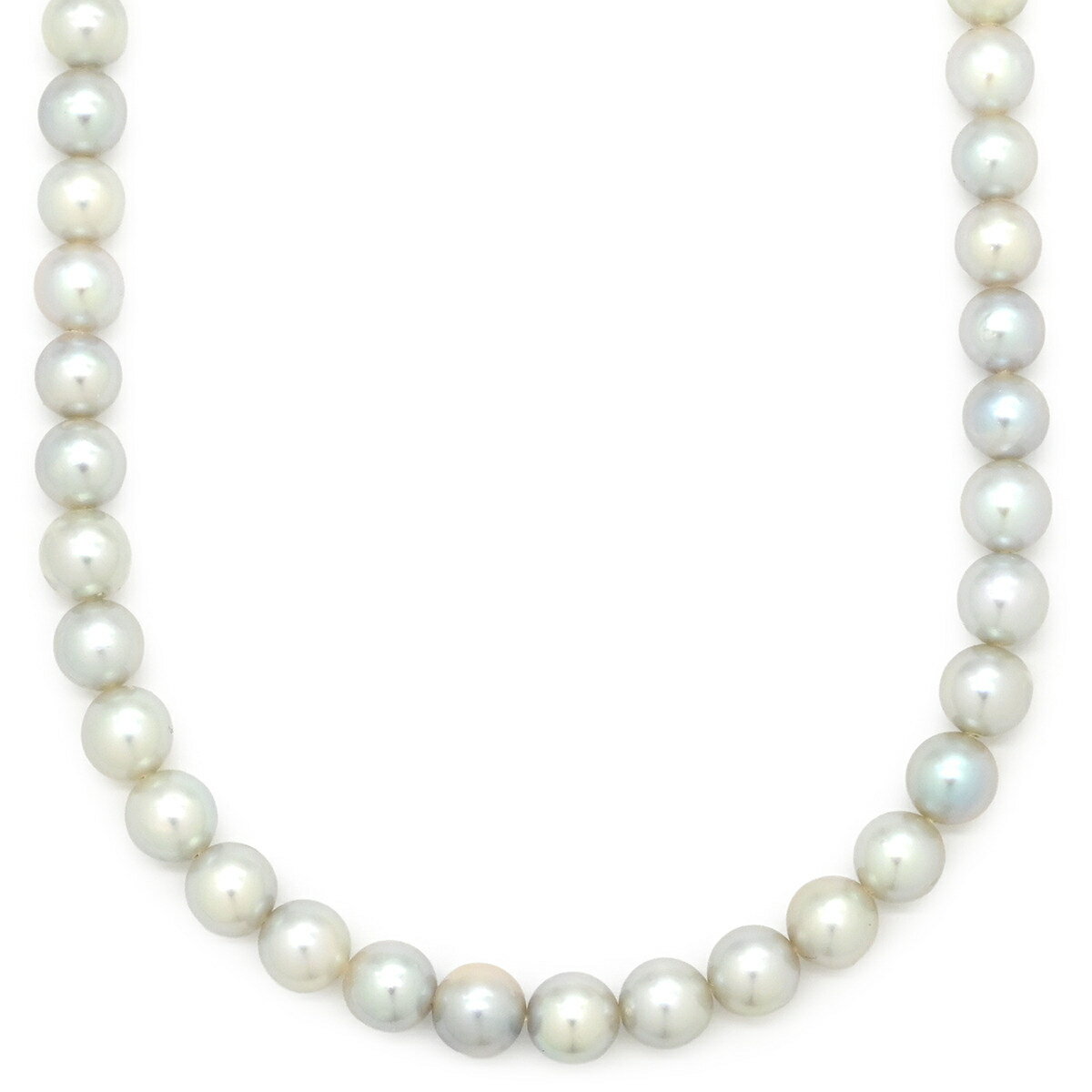 Rakuten - タサキ TASAKI ネックレス あこやパール 7.0-7.5mm シルバーグレー シルバー金具 TASAKI silver 真珠 ラウンドシェイプ 【中古】