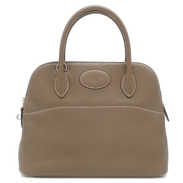 HERMES 31 - エルメス HERMES 2WAYバッグ ボリード31 トリヨンクレマンス エトゥープ シルバー金具 グレージュ ショルダー A 【保存袋】 【中古】
