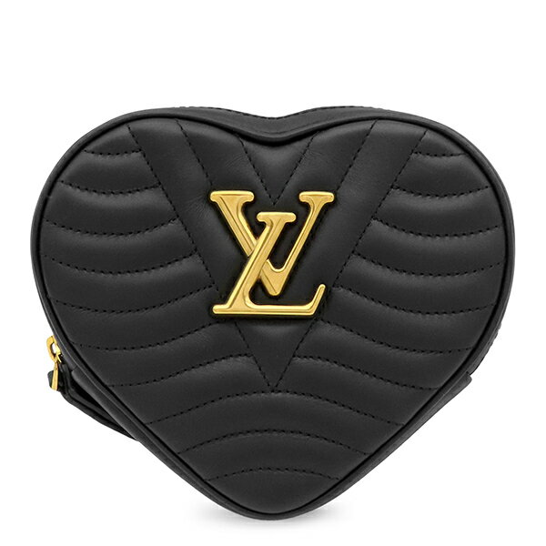 Rakuten - ルイヴィトン LOUIS VUITTON ショルダーバッグ ニューウェーブ ハートバッグ レザー ブラック ゴールド金具 黒 M52796 RFID 【箱】 【中古】