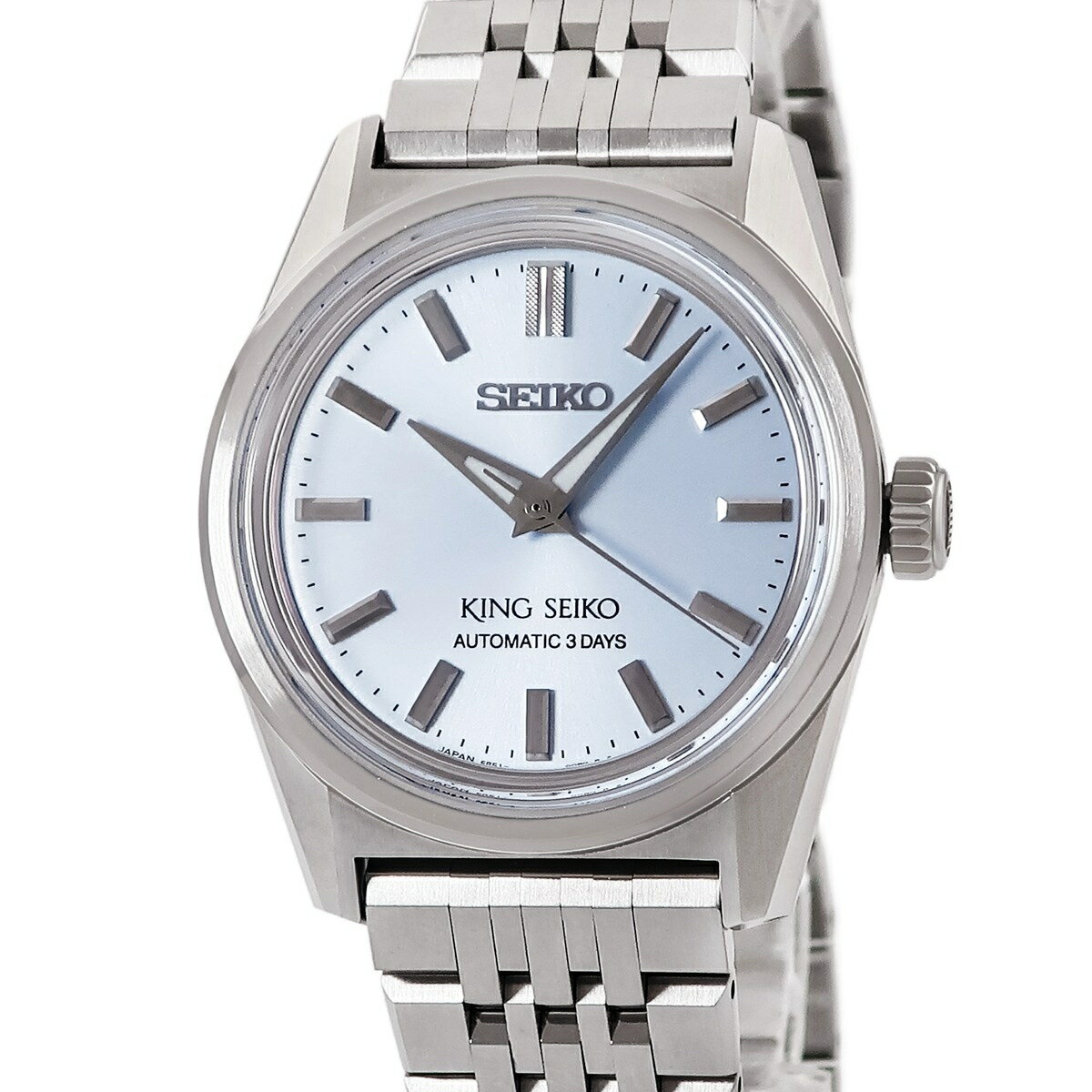 Rakuten - セイコー SEIKO キングセイコー KSK SDKS027 6R51-00B0 新品同様 サックスブルー アイビールック メンズ 腕時計自動巻き ブルー 【中古】