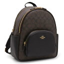 コーチ リュックサック/バックパック バッグ レディース コート シグネチャー ダークブラウン&ブラック 5671 IMAA8 COACH