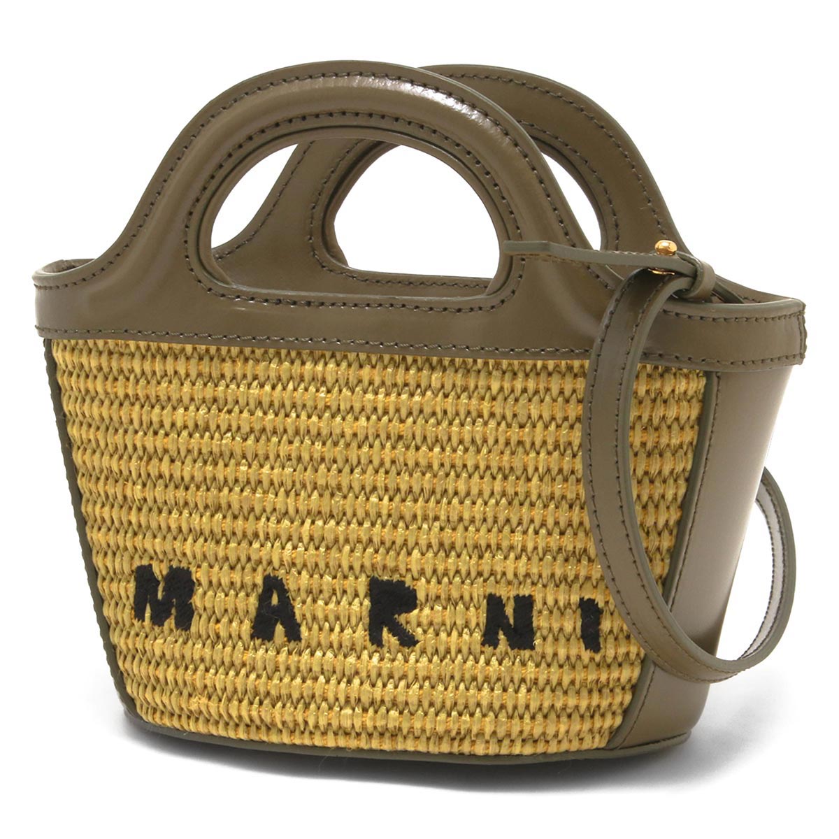 マルニ かごバッグ/バスケットバッグ/ショルダーバッグ バッグ レディース トロピカリア マイクロ ハン..