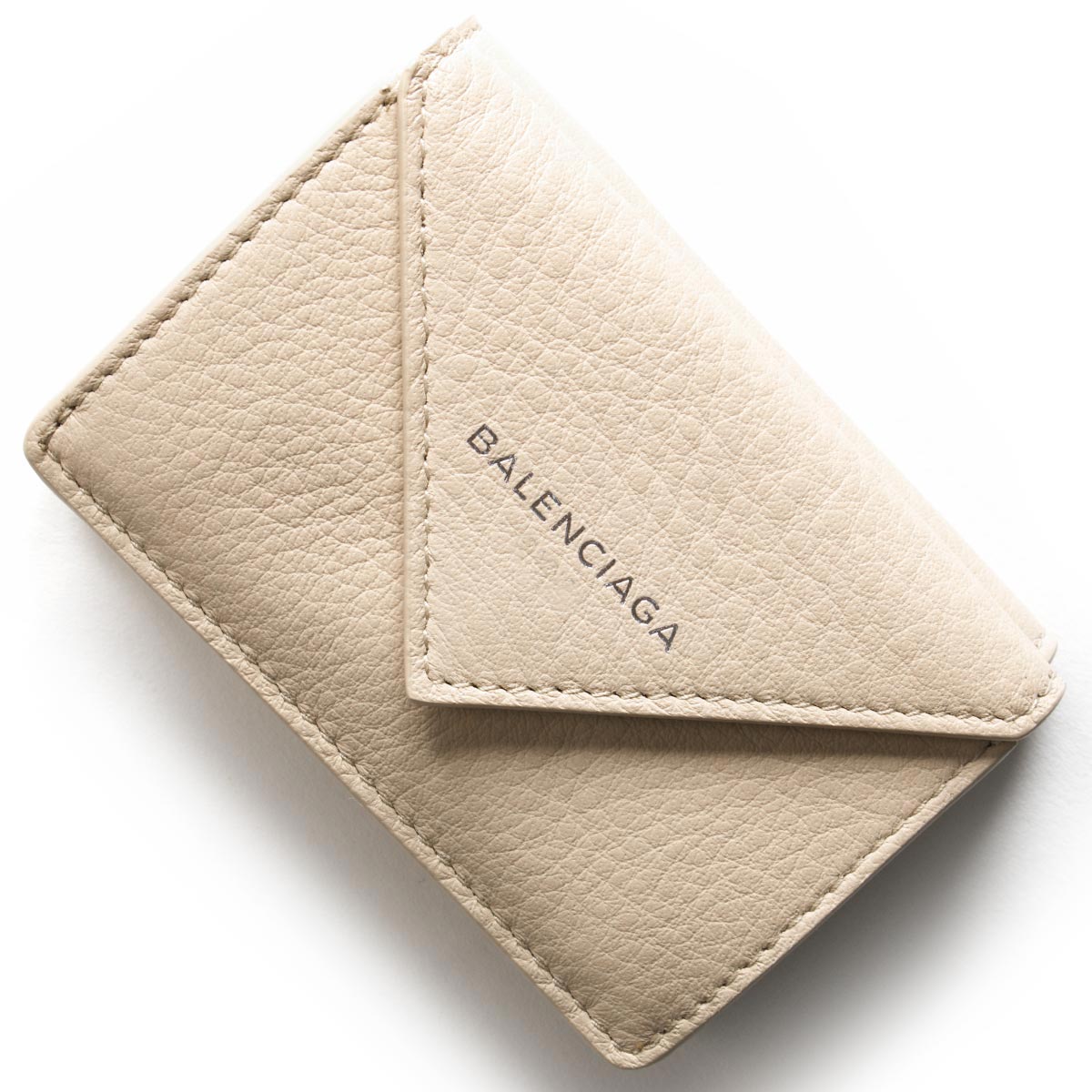 バレンシアガ 三つ折り財布 財布 レディース ペーパー ミニ ベージュタピオカ 391446 DLQ0N 2730 BALENCIAGAのサムネイル