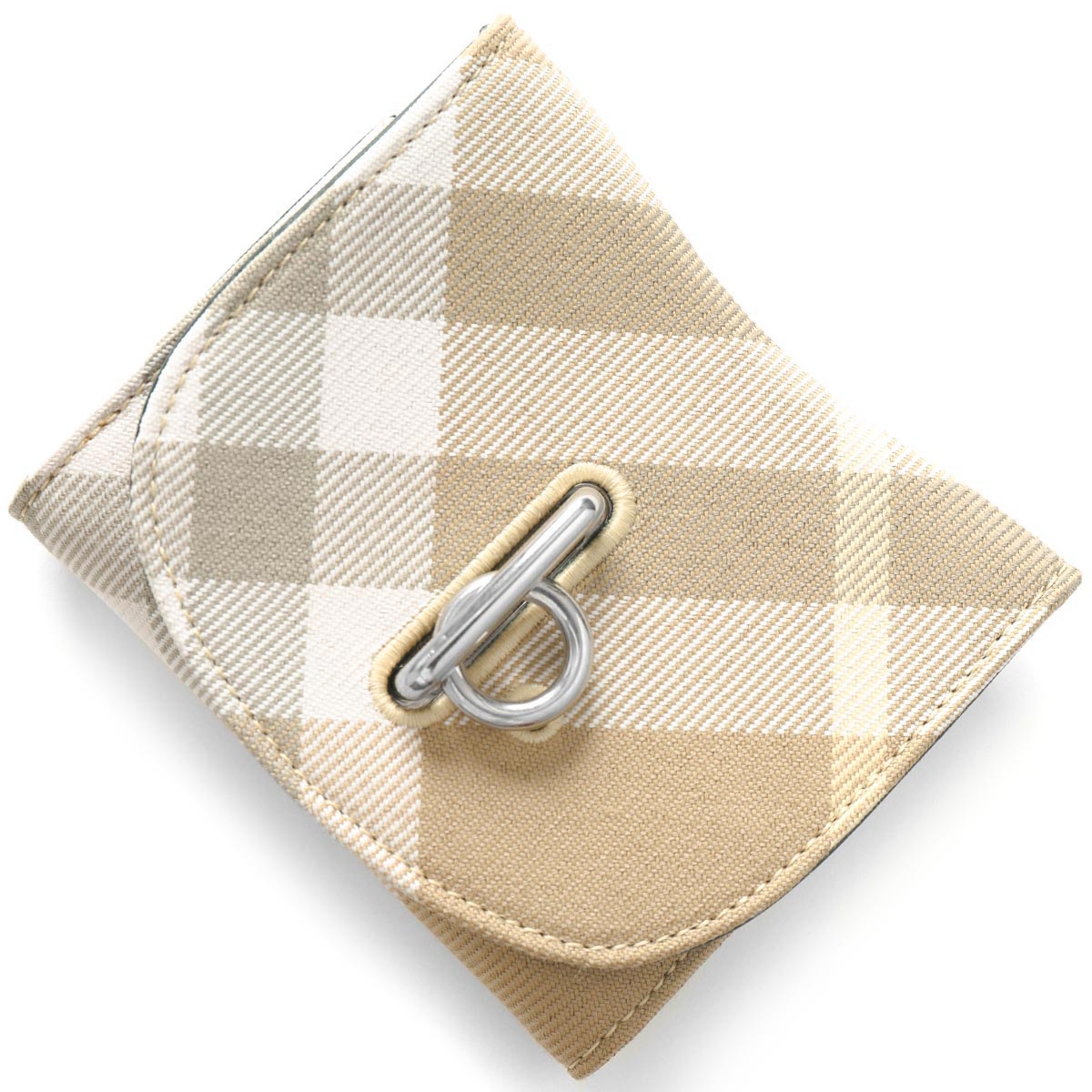 バーバリー 三つ折り財布 財布 レディース ロッキングホース バーバリーチェック フラックス(亜麻色)ベージュ LS ROCKING COMPACT RY7 1...