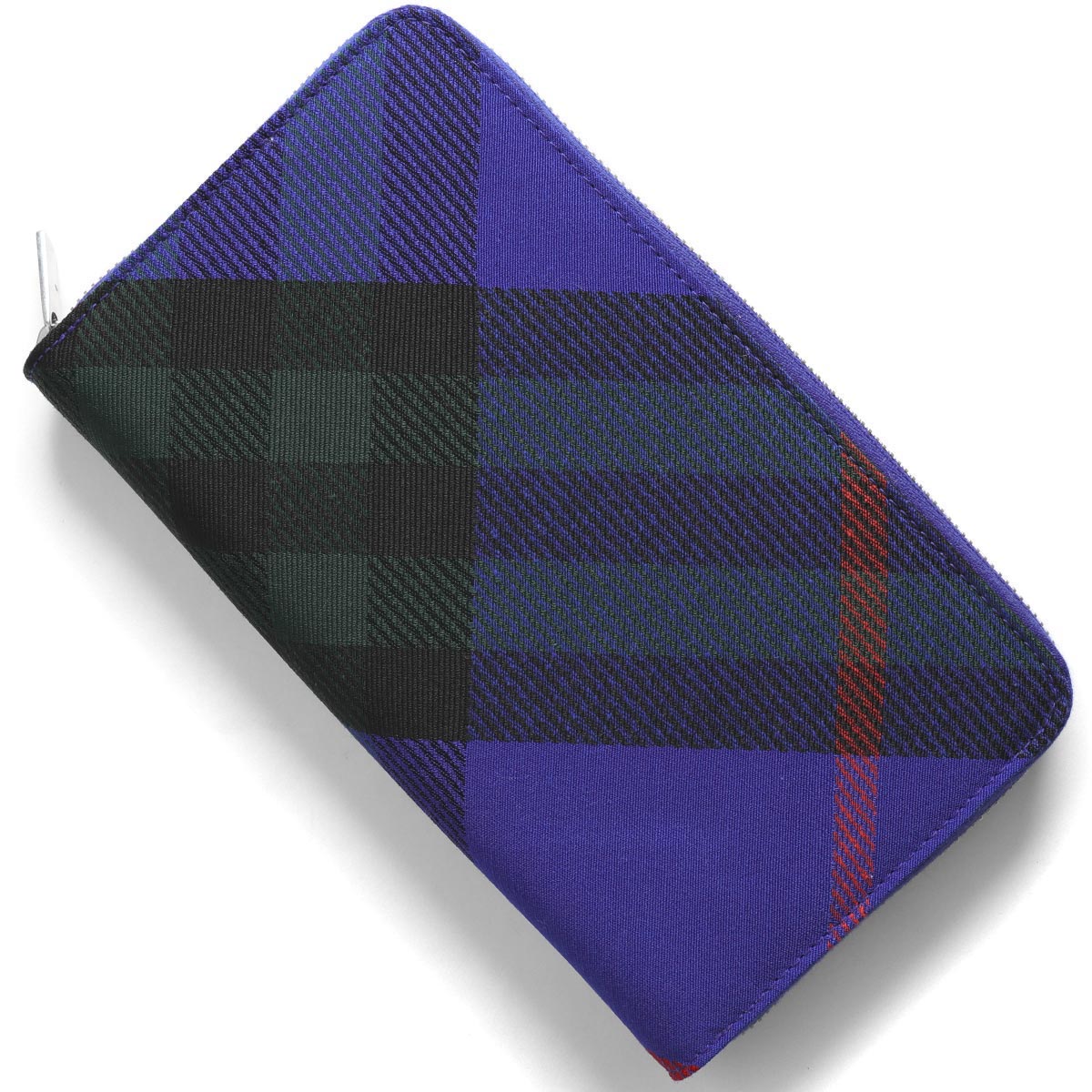 バーバリー 長財布 財布 メンズ トラベルウォレット チェック ラージ ラウンドファスナー ナイトブルー MS ZIP WALLET LG CJ1 153462...