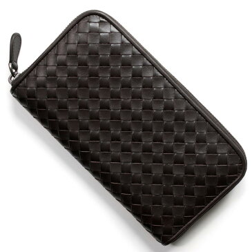 ボッテガヴェネタ (ボッテガ・ヴェネタ) 財布 BOTTEGA VENETA 長財布 イントレチャート INTRECCIATO エスプレッソブラウン 114076 V4651 2006 メンズ