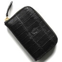 フェリージ コインケース(小銭入れ) 財布 メンズ クロコ型押し ブラック 166 SA 0003 FELISI