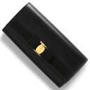 フェラガモ 長財布 財布 レディース ヴァラ リボン ブラック 22E008 NERO 0734541 SALVATORE FERRAGAMO