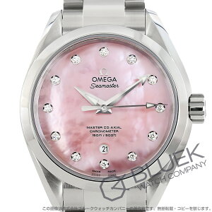 オメガ シーマスター アクアテラ マスターコーアクシャル ダイヤ 腕時計 レディース OMEGA 231.10.34.20.57.003