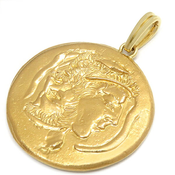 ピアジェ PIAGET ペンダントトップ ハンスエルニ コイン ペンダント K24YG/K18YG イエローゴールド 定番 人気 美品 【中古】のサムネイル