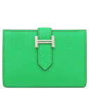 エルメス HERMES カードケース ベアン ベアン シェーブル ヴェールコミック - 【中古】