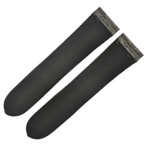 カルティエ 腕時計パーツ クロコダイル ブラック 美品 カルティエ サントス用 汎用 他社製 クロコ レザー バンド ベルト Dバックル用 23mm 中古