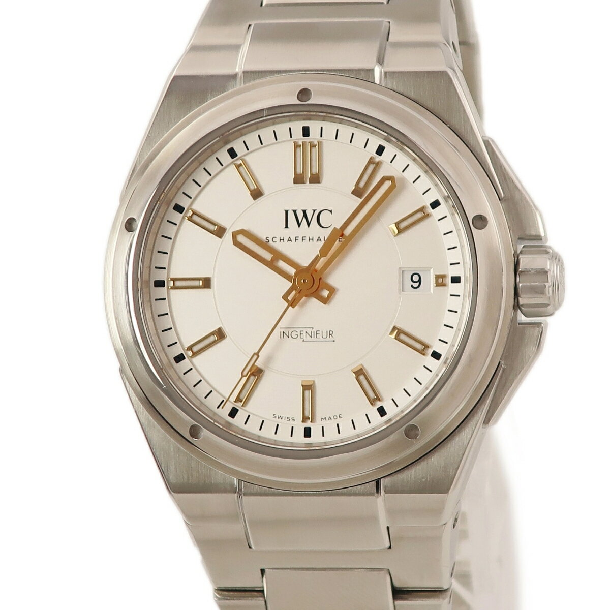 IWC インヂュニア 腕時計（メンズ） IWC インヂュニア オートマティック IW323906 インジュニア バー 耐磁 2013年 自動巻き