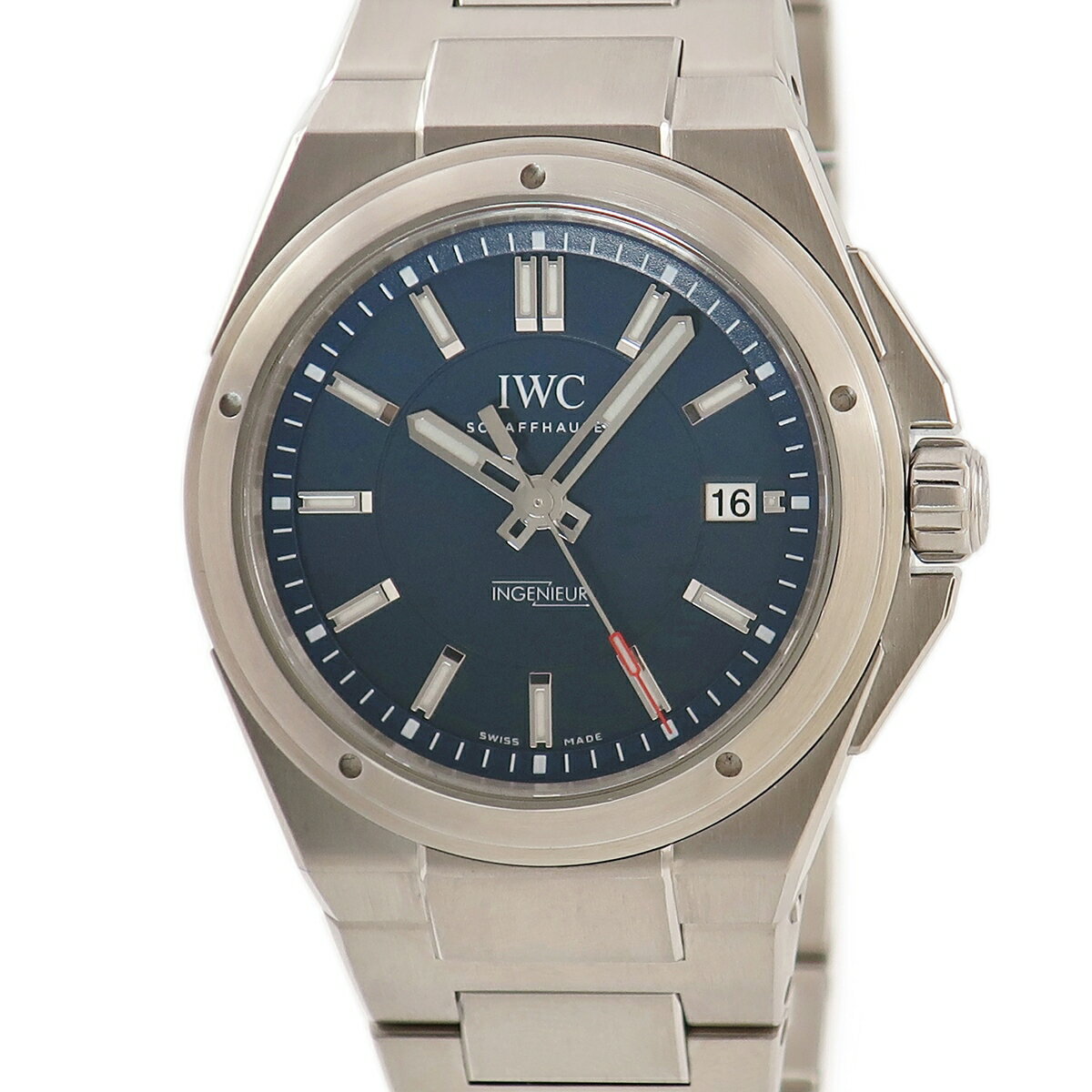 IWC インヂュニア ローレウス スポーツフォーグッド IW323909 青 紺 バー 限定 自動巻き