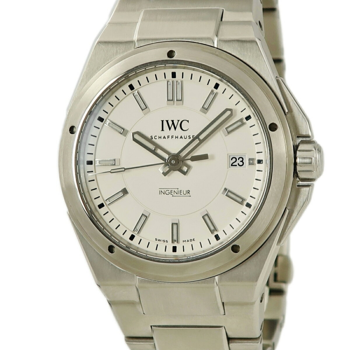 IWC インヂュニア 腕時計（メンズ） IWC インヂュニア オートマティック IW323904 バー デイト 2013年 自動巻き