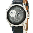 エルメス スリム ドゥ エルメス GMT CA5.860 パラジウム無垢 グレー 限定 自動巻き(2)