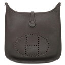 エルメス ショルダーバッグ エヴリン3 PM トリヨンクレマンス ブラウン こげ茶 中古