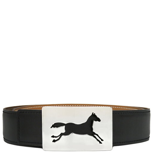 エルメス ベルト ホースキット #75 ボックスカーフ ブラック #75 リバーシブル ホースバックル 黒 茶 馬 中古 エルメス ベルト ホースキット #75 ボックスカーフ ブラック #75 リバーシブル ホースバックル 黒 茶 馬 中古