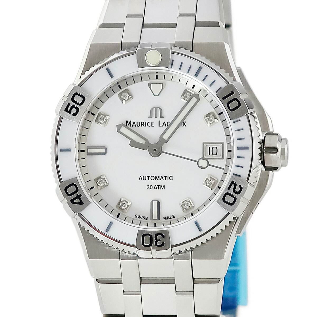 モーリスラクロア アイコン ベンチュラー 38mm AI6057-SSL72-150-1 未使用 純正ダイヤ ホワイト 自動巻き