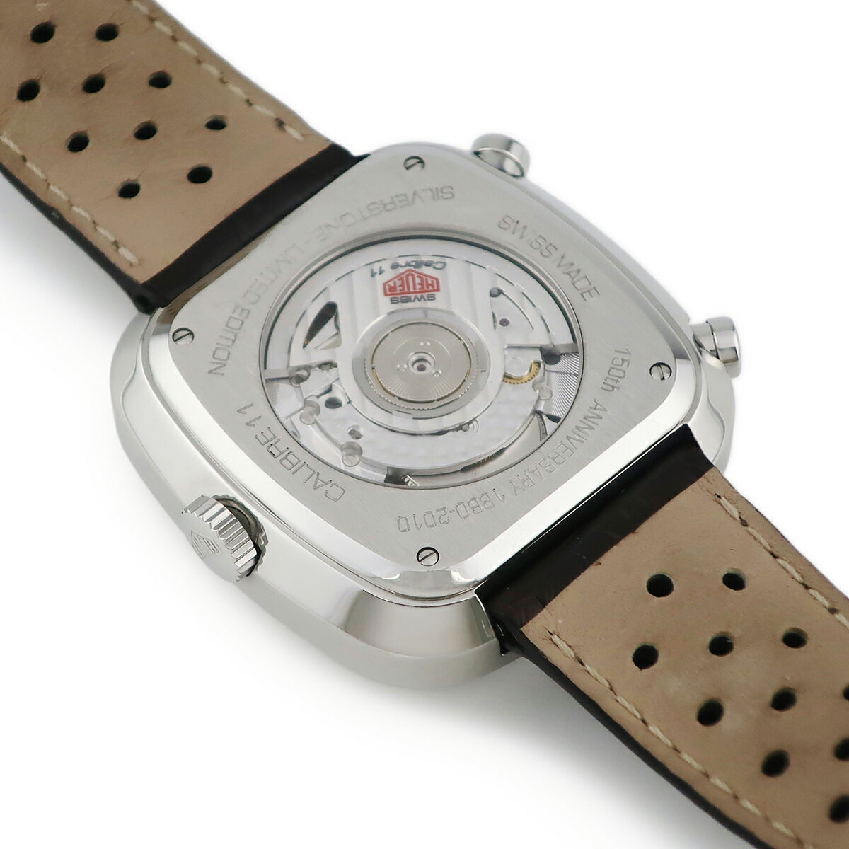 タグホイヤー シルバーストーン CAM2111.FC6259 クロノグラフ レフティ ブラウン スクエア 限定 自動巻き