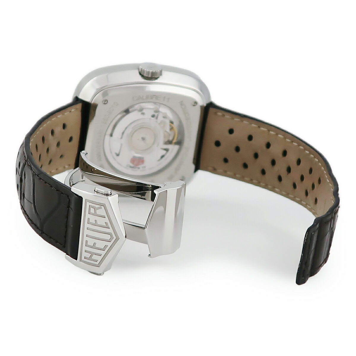 タグホイヤー シルバーストーン CAM2111.FC6259 クロノグラフ レフティ ブラウン スクエア 限定 自動巻き