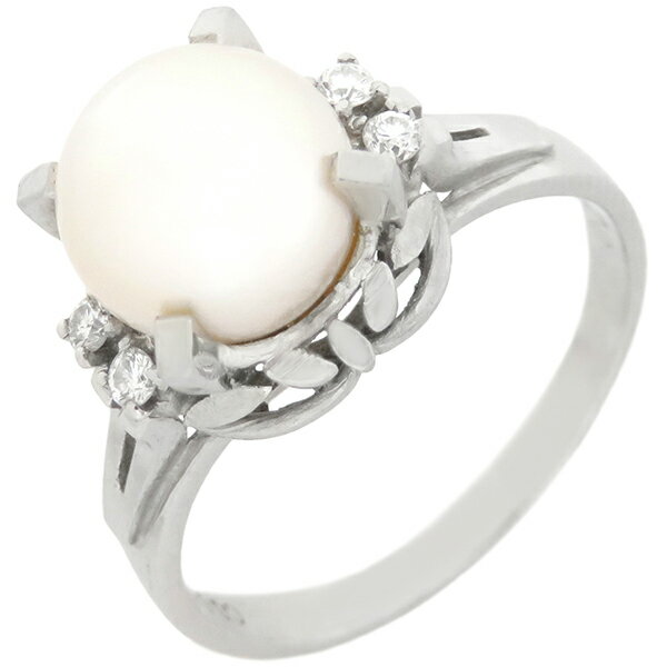 【中古】リング指輪パールリングPt...