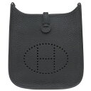 エルメス ショルダーバッグ エヴリンTPM トリヨンクレマンス ブラック未使用 黒 中古