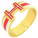 エルメス ブレスレット クリッククラックHH PM GP オレンジ Hブレス 中古