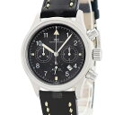 IWC シャフハウゼン フリーガー クロノグラフ IW374101 OH済 ブラック パイロットウォ ...