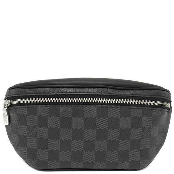 ルイヴィトン ボディバッグ バムバッグ ダミエグラフィットキャンバス ブラック ウエストバッグ 黒 N40362 中古