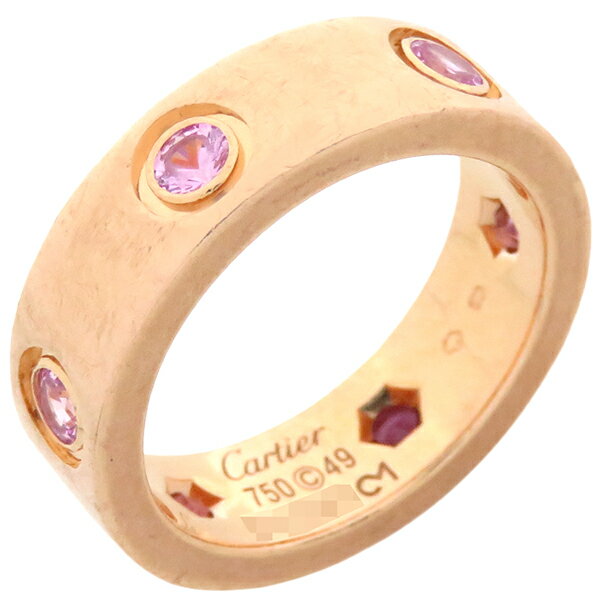 ƥ   ֥ ե ԥ󥯥ե K18PG  #49(JP9) LOVE Ring 750 18K P...