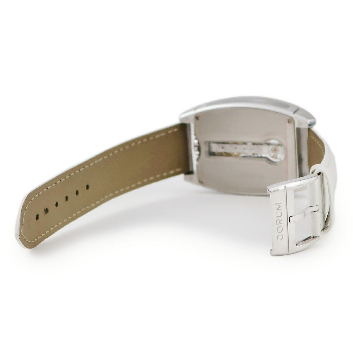 コルム ゴールデンブリッジ 113.151.69/0001 FN01 新品同様 K18WG無垢 純正ダイヤ 6時位置リューズ 手巻き