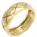 シャネル リング 指輪 ココクラッシュ K18YG ゴールド #55(JP15) 750AU J10571 中古