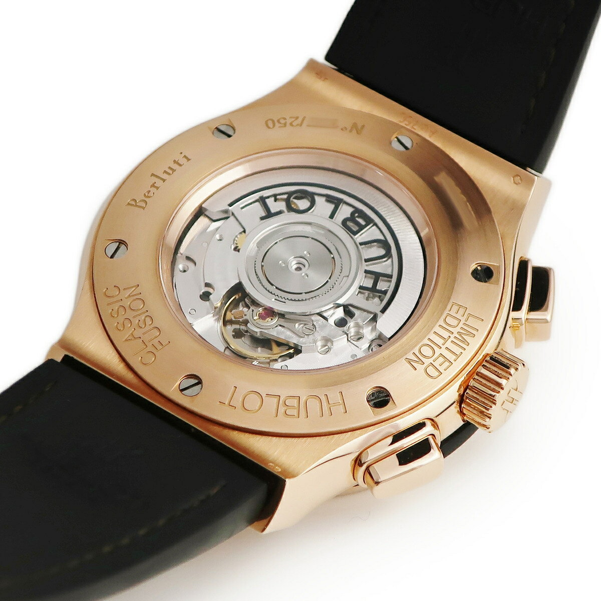 ウブロ クラシックフュージョン ベルルッティ スクリット キングゴールド 521.OX.0500.VR.BER17 K18 自動巻き