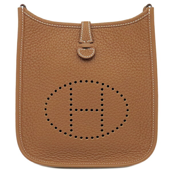 エルメス ショルダーバッグ エヴリンTPM アマゾン ジグザグ トリヨンクレマンス ブラウン 茶 中古