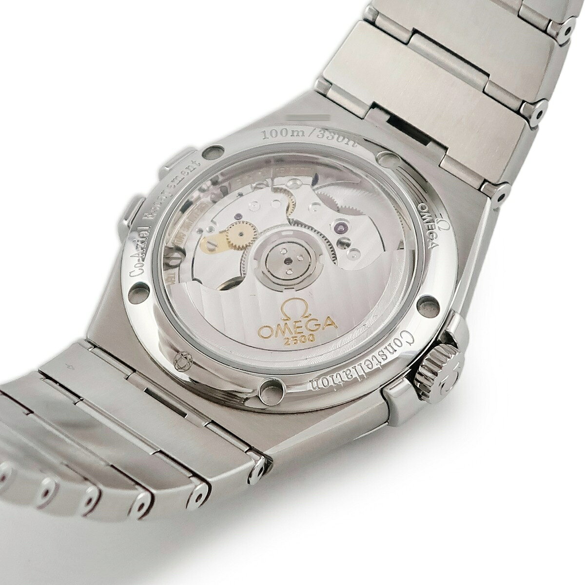 オメガ コンステレーション コーアクシャル クロノメーター 123.10.35.20.03.002 デイト ブルー 自動巻き