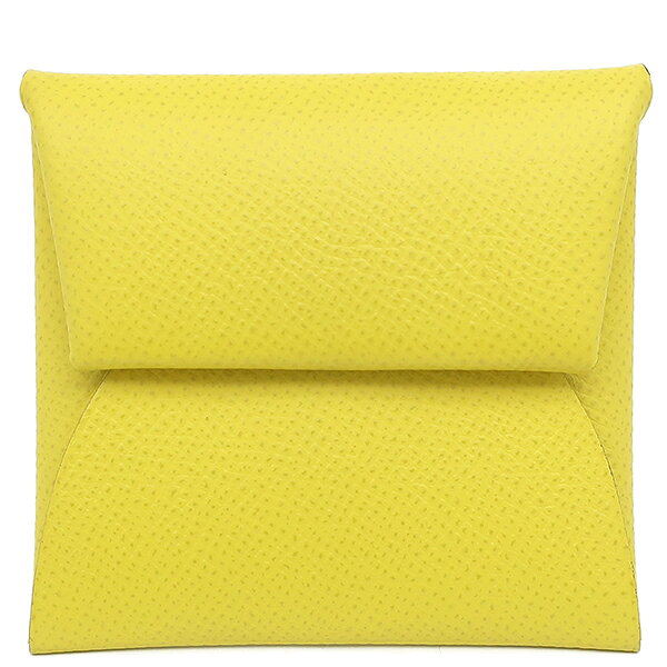 【楽天スーパーSALE】エルメス コインケース バスティア ヴォーエプソン イエロー 黄色 中古