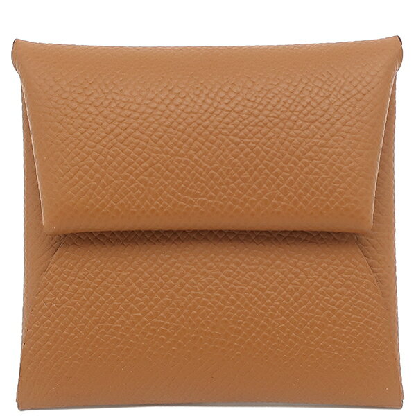 エルメス コインケース バスティア ヴォーエプソン ブラウン未使用 茶 中古